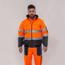 Windproof jacket (Clovelly HI-VIS PILOT)